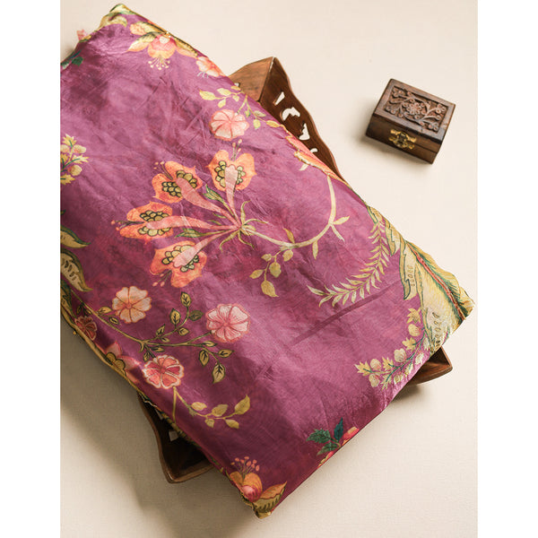 SATIN SILK KHATLI WORK FABRIC