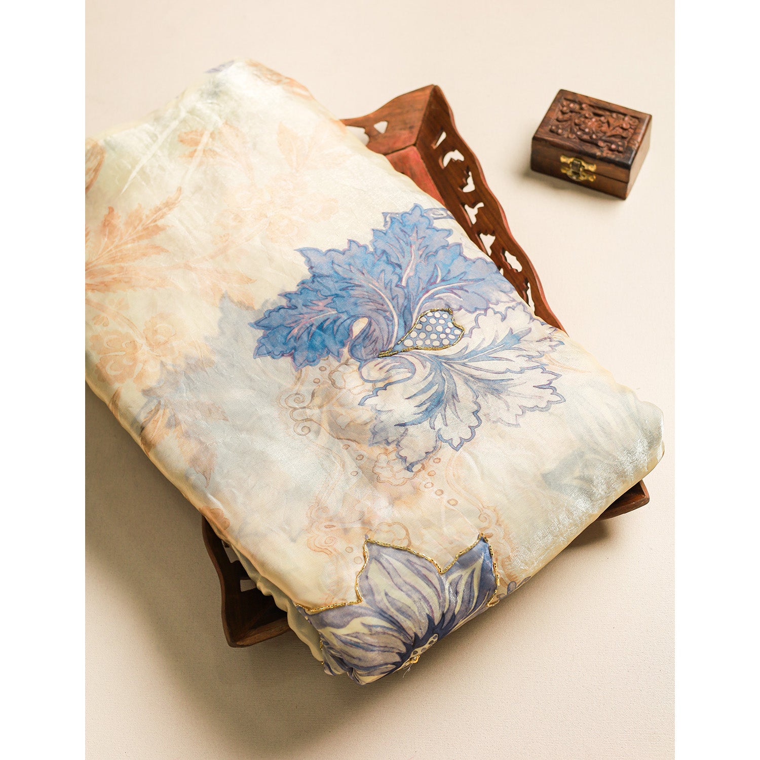 SATIN SILK KHATLI WORK FABRIC