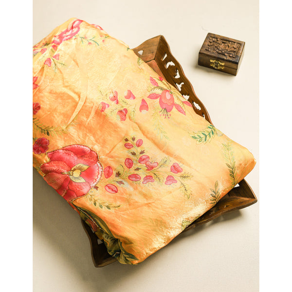 SATIN SILK KHATLI WORK FABRIC