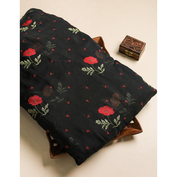 ORGANZA EMBROIDERED FABRIC