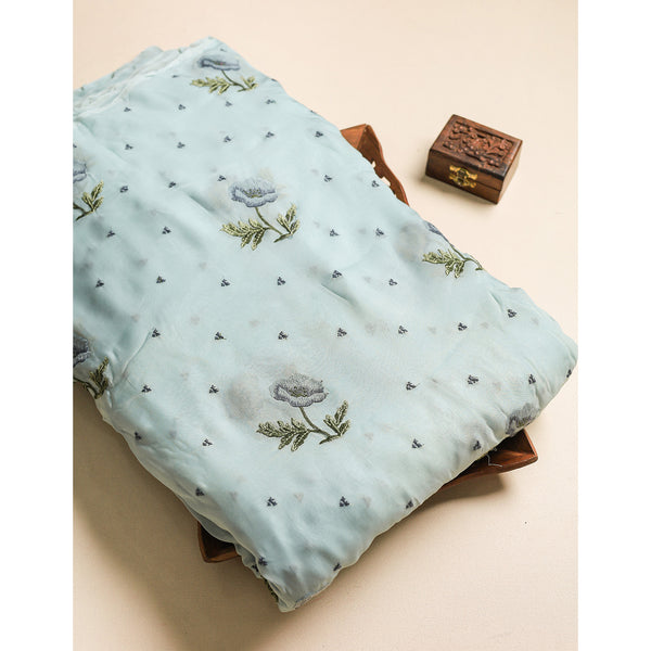 ORGANZA EMBROIDERED FABRIC