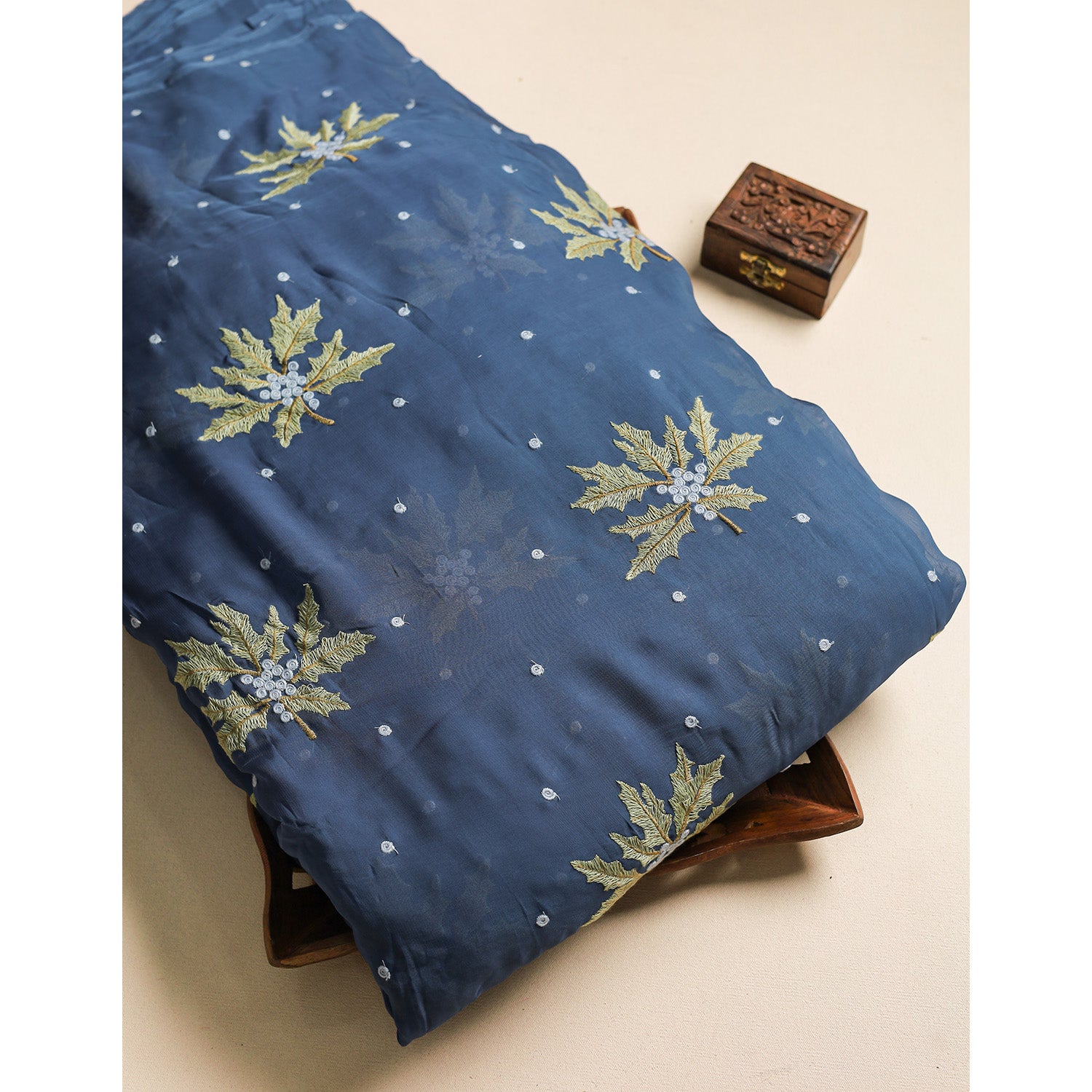 ORGANZA EMBROIDERED FABRIC