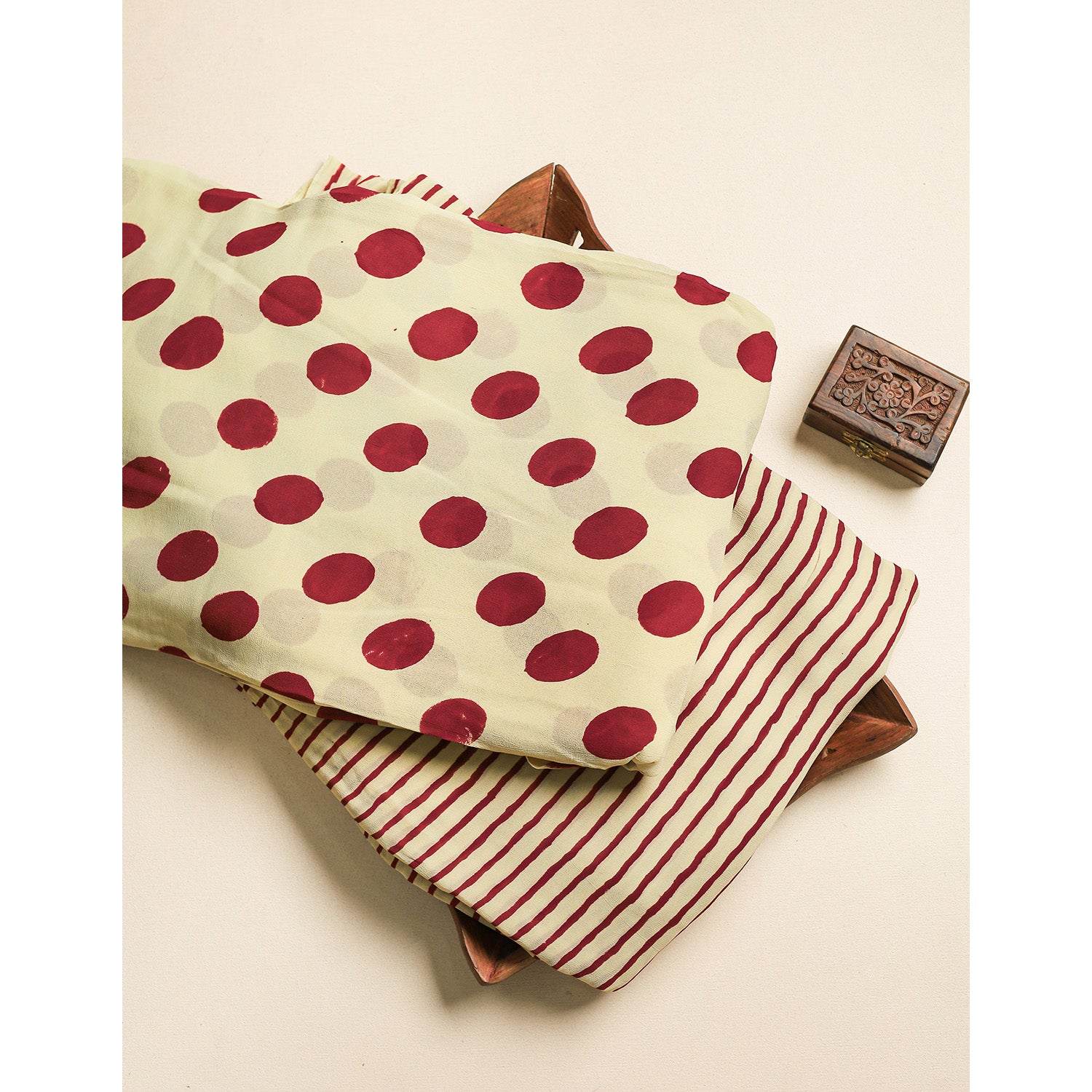 GEORGETTE BLOCK PRINTED FABRICS