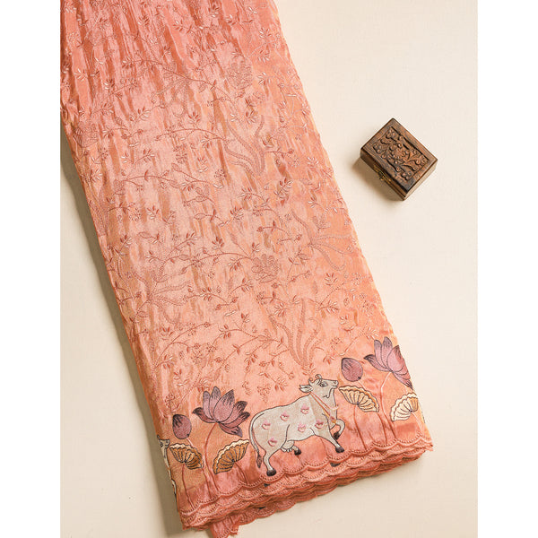 SILK EMBROIDERED FABRIC