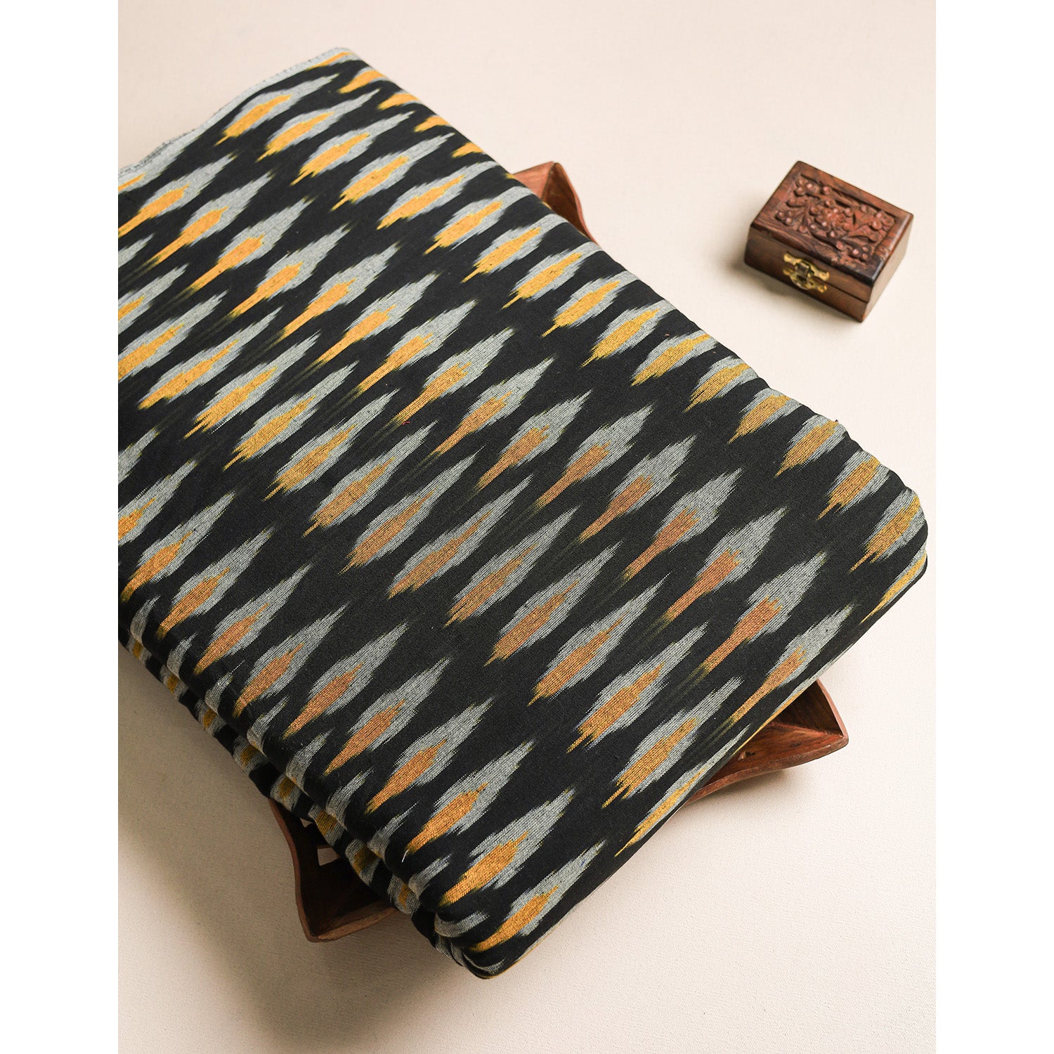 COTTON WOVEN IKAT FABRIC