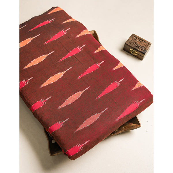 COTTON WOVEN DOUBLE IKAT FABRIC