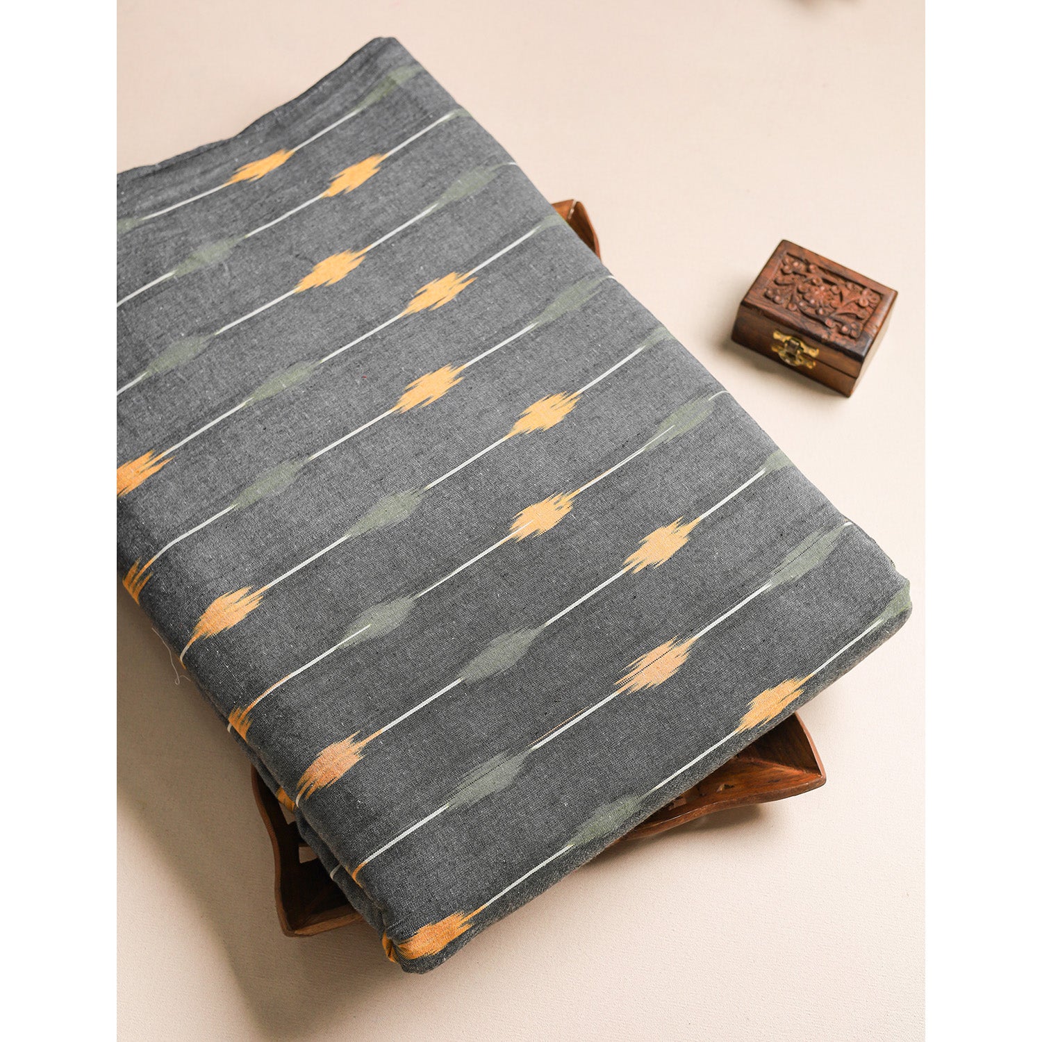 COTTON WOVEN IKAT FABRIC