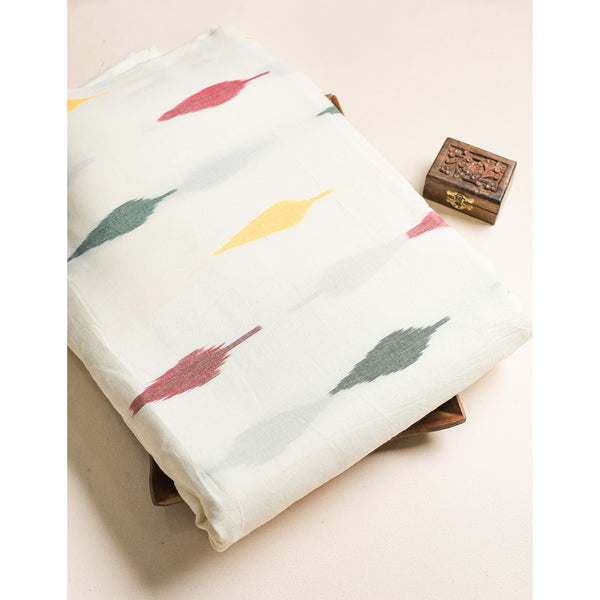 COTTON WOVEN DOUBLE IKAT FABRIC