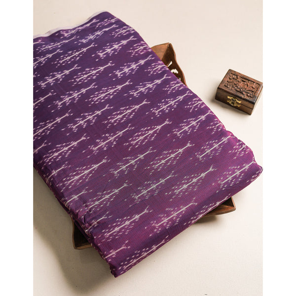 COTTON WOVEN DOUBLE IKAT FABRIC
