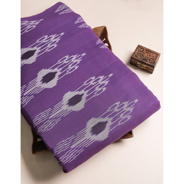COTTON WOVEN DOUBLE IKAT FABRIC