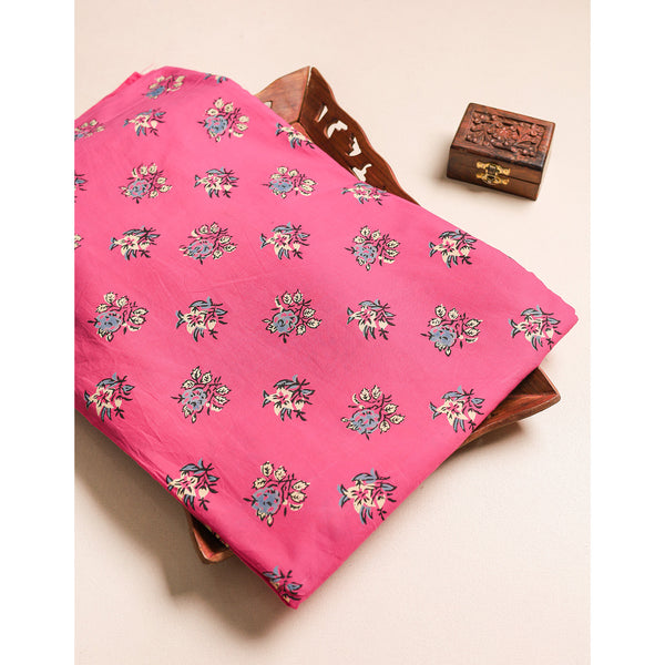 COTTON HANDBLOCK PRINTED FABRIC