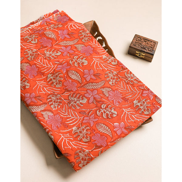 COTTON HANDBLOCK PRINTED FABRIC