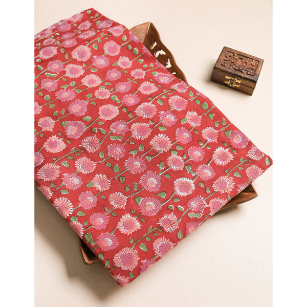 COTTON HANDBLOCK PRINTED FABRIC