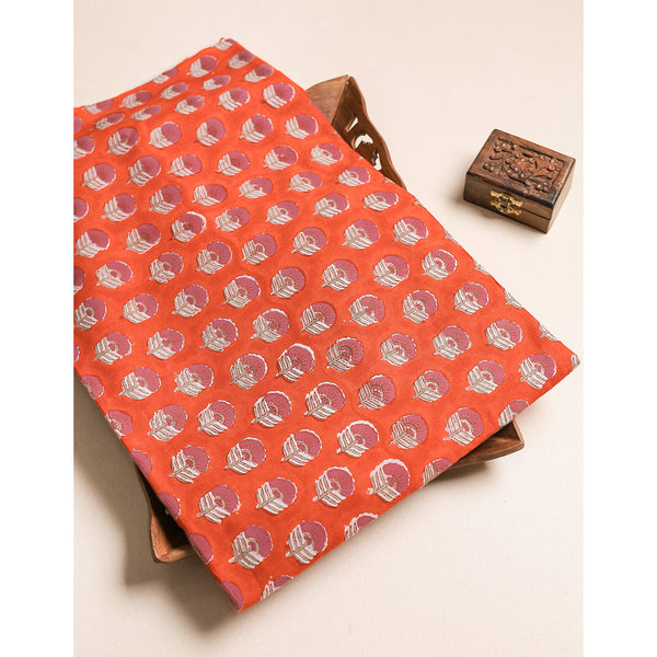 COTTON HANDBLOCK PRINTED FABRIC