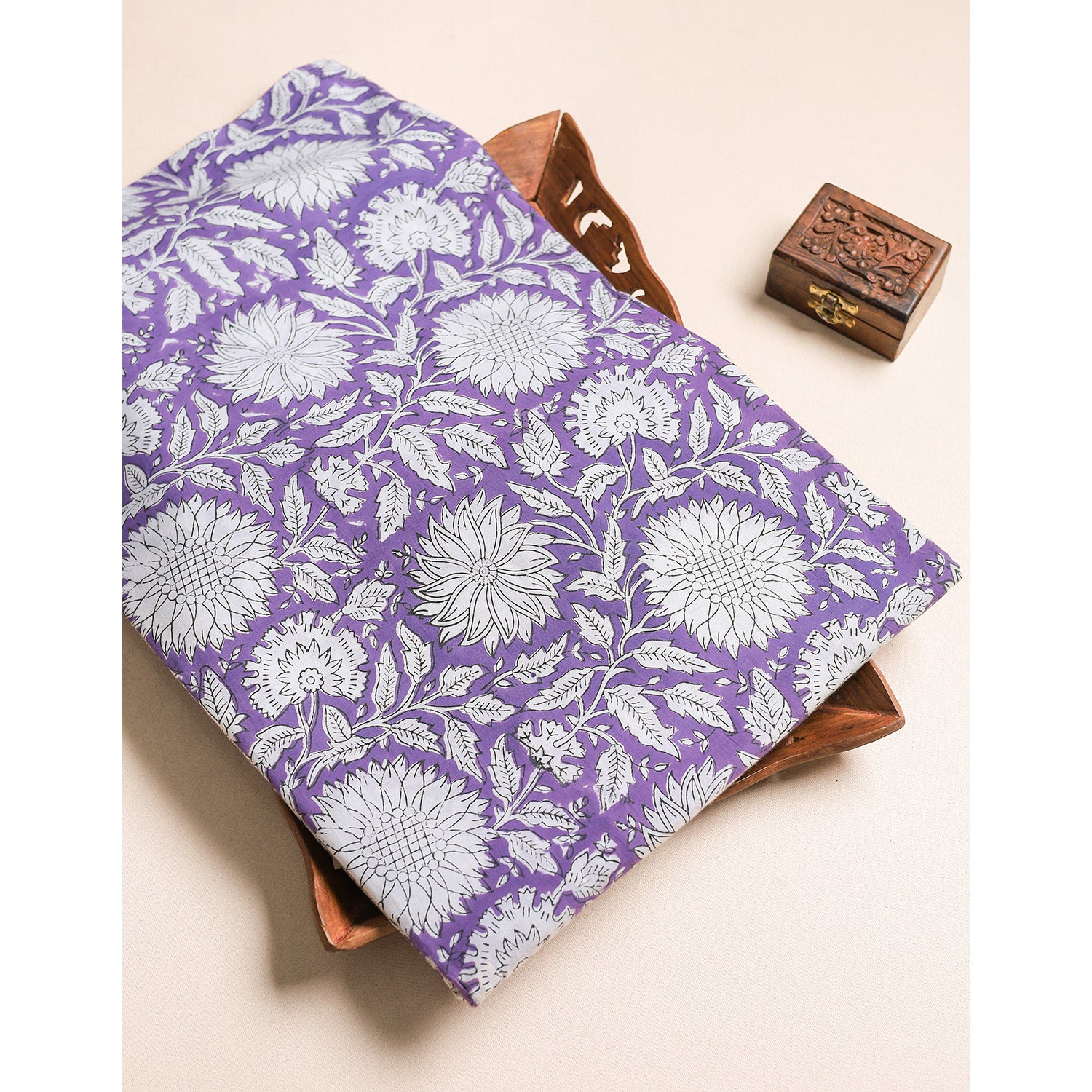 COTTON HANDBLOCK PRINTED FABRIC