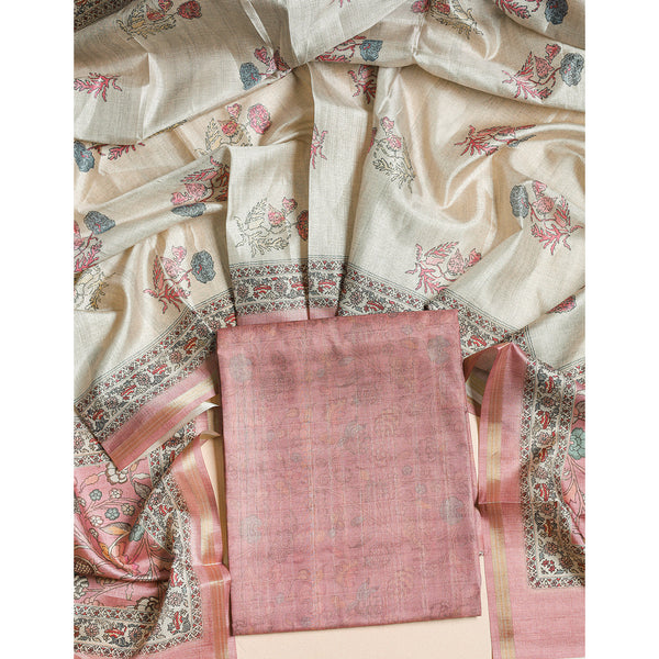 SEMI TUSSAR 2 PIECE SUIT SET