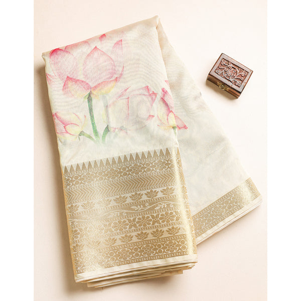 ORGANZA BORDER FABRIC