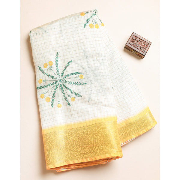 DOLA SILK BORDER FABRIC