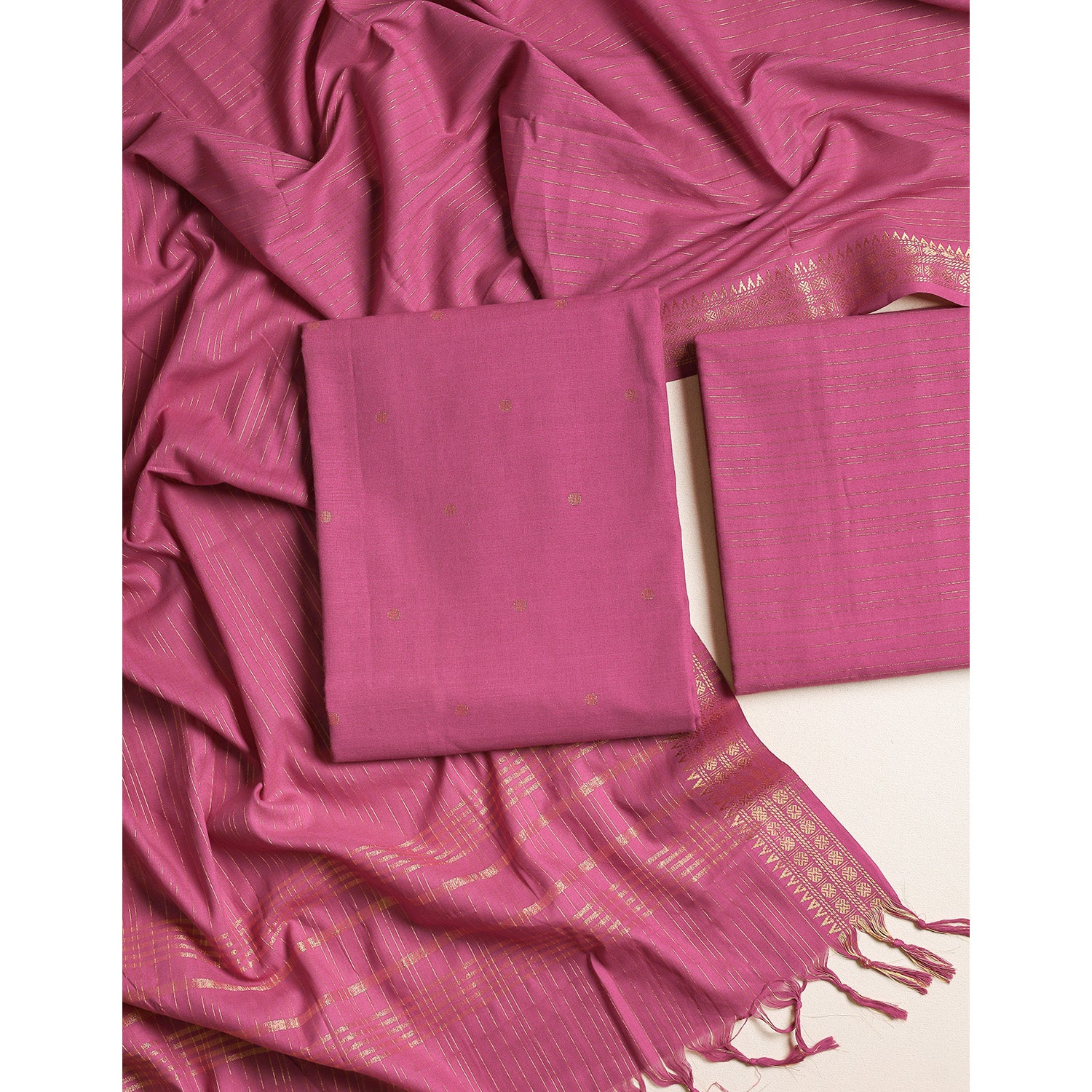 COTTON WOVEN SUIT SET