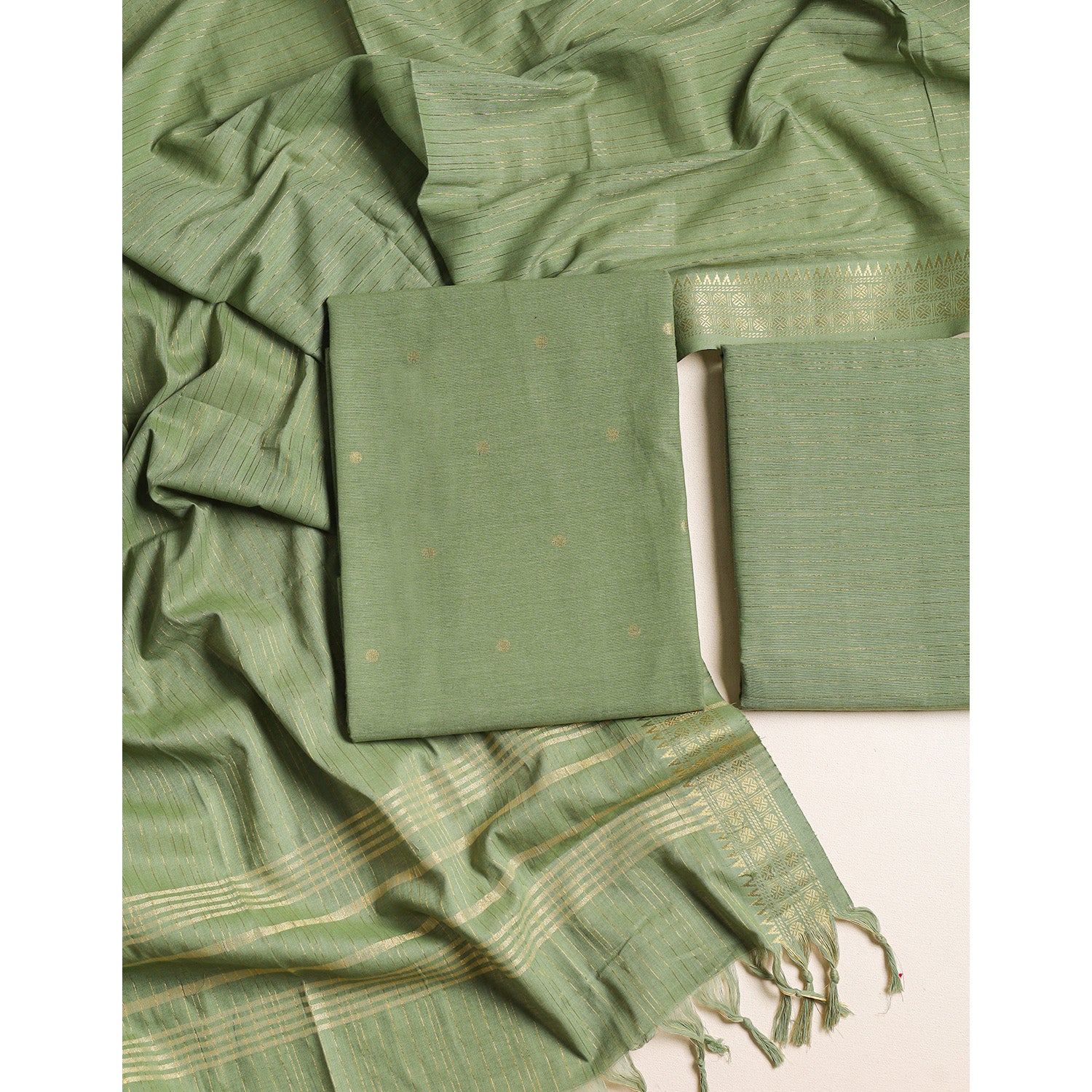 COTTON WOVEN SUIT SET