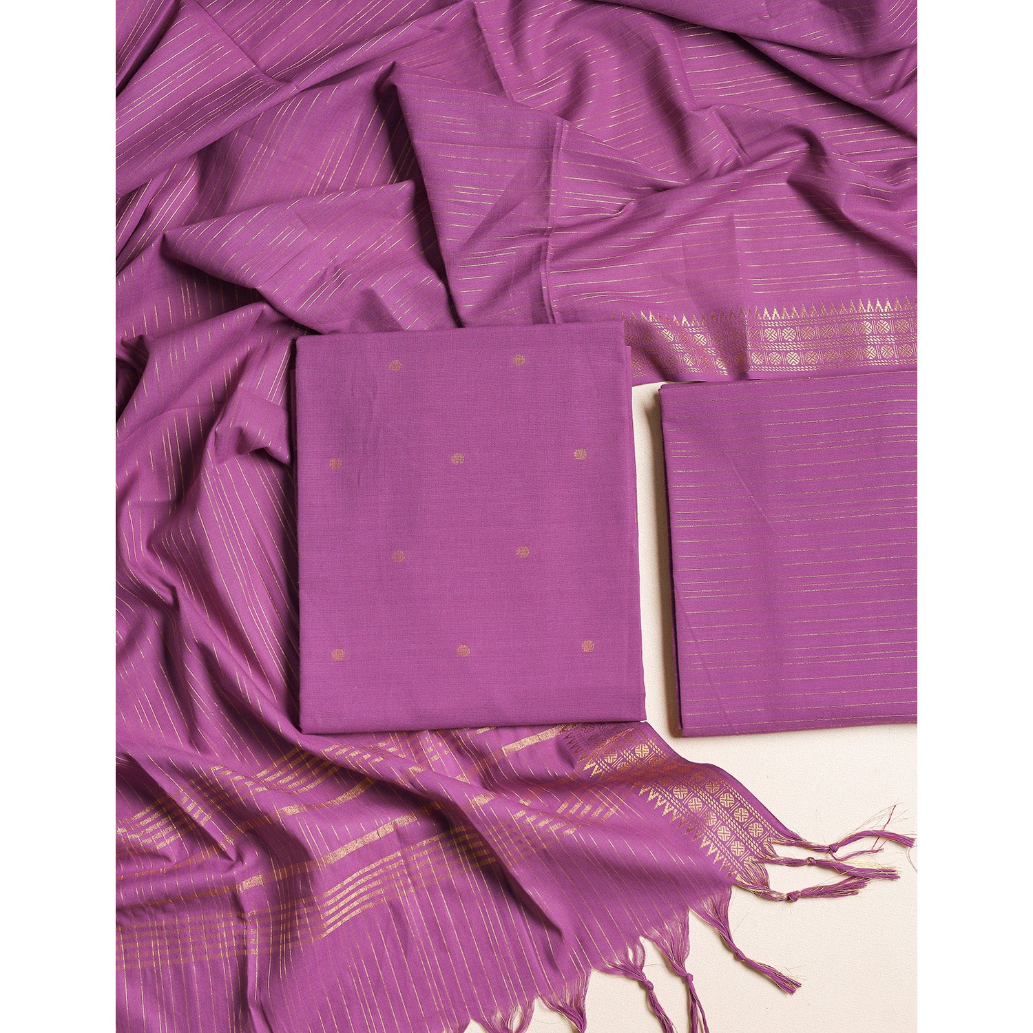 COTTON WOVEN SUIT SET