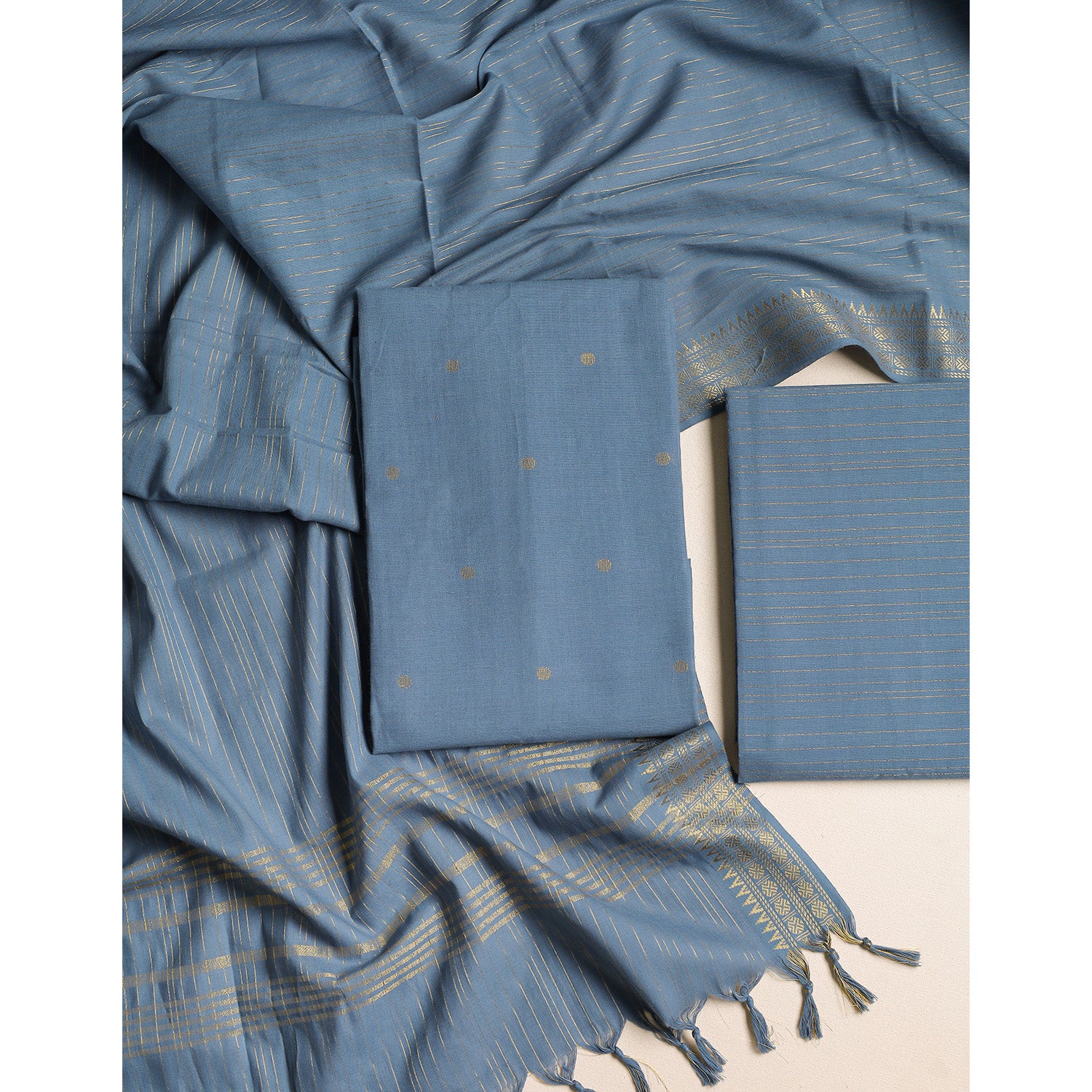 COTTON WOVEN SUIT SET