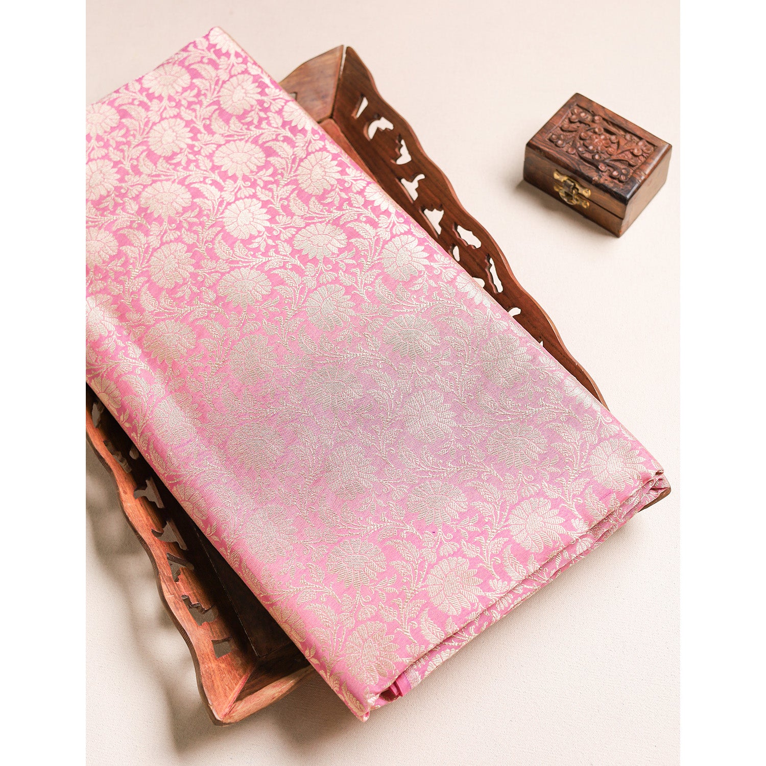 PURE BANARASI KATAN SILK FABRIC