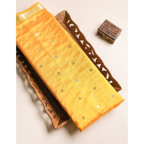 PURE BANARASI SILK BUTTA FABRIC