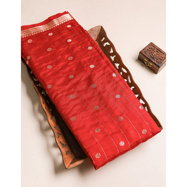 PURE BANARASI SILK BUTTA FABRIC