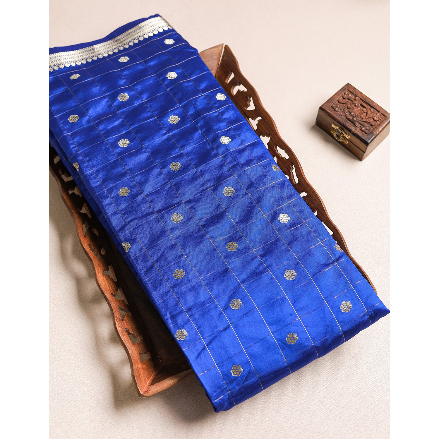 PURE BANARASI SILK BUTTA FABRIC