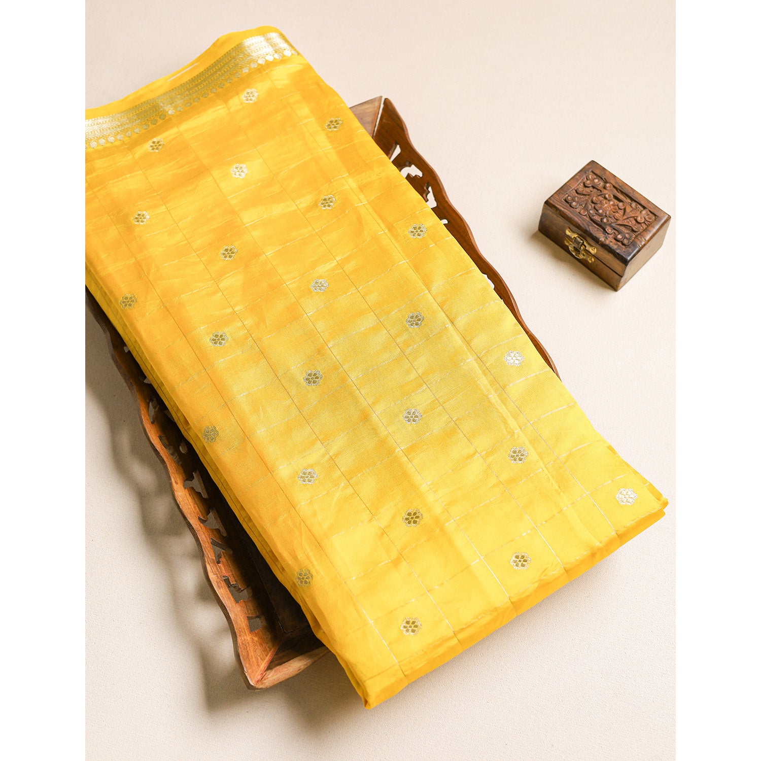 PURE BANARASI SILK BUTTA FABRIC