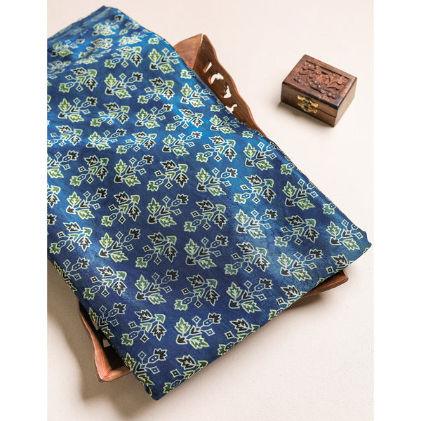 MASHRU SILK AJRAKH FABRIC