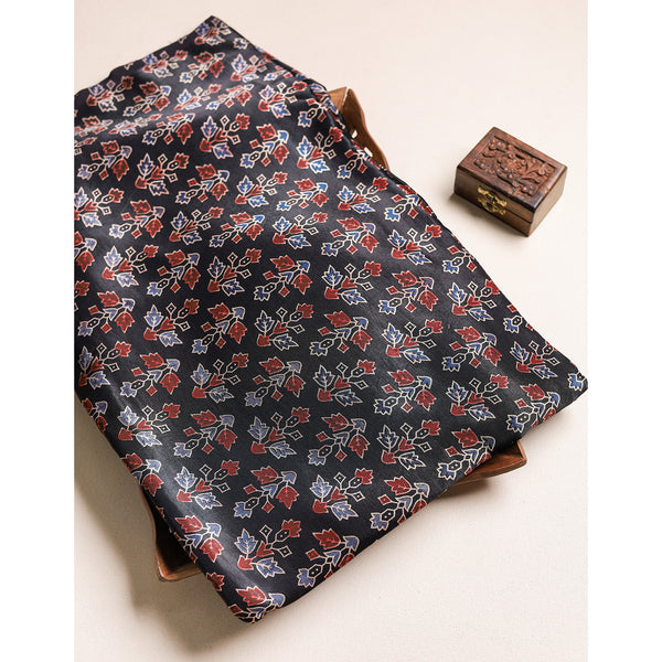 MASHRU SILK AJRAKH FABRIC