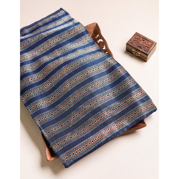MASHRU SILK AJRAKH FABRIC