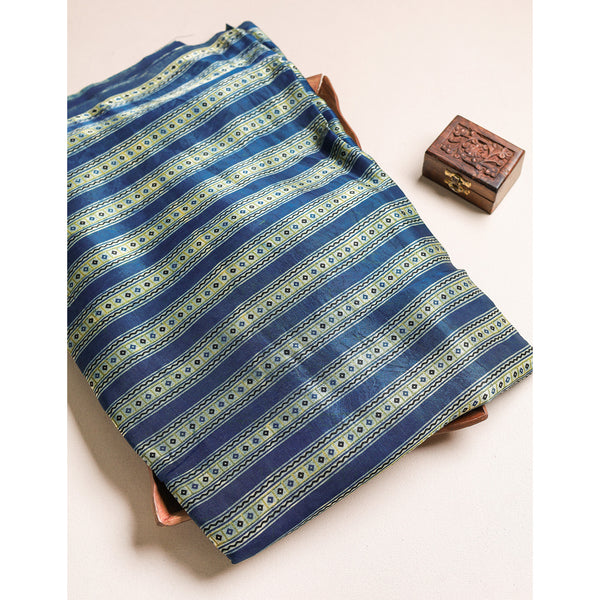 MASHRU SILK AJRAKH FABRIC