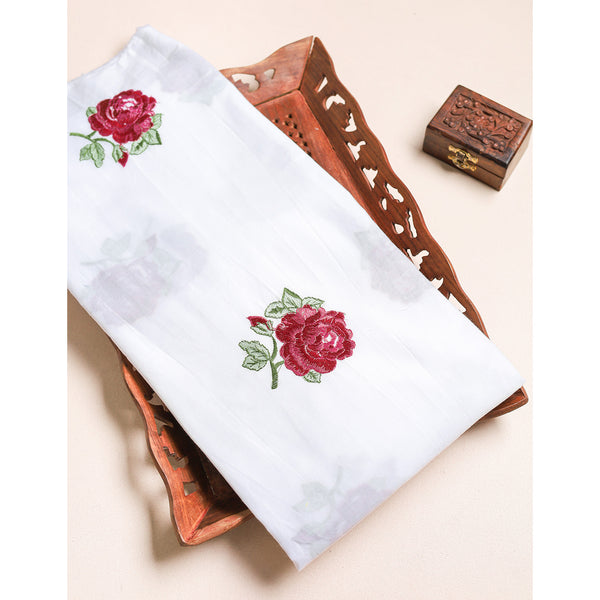 COTTON EMBROIDERED FABRIC