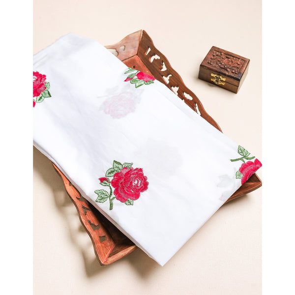 COTTON EMBROIDERED FABRIC