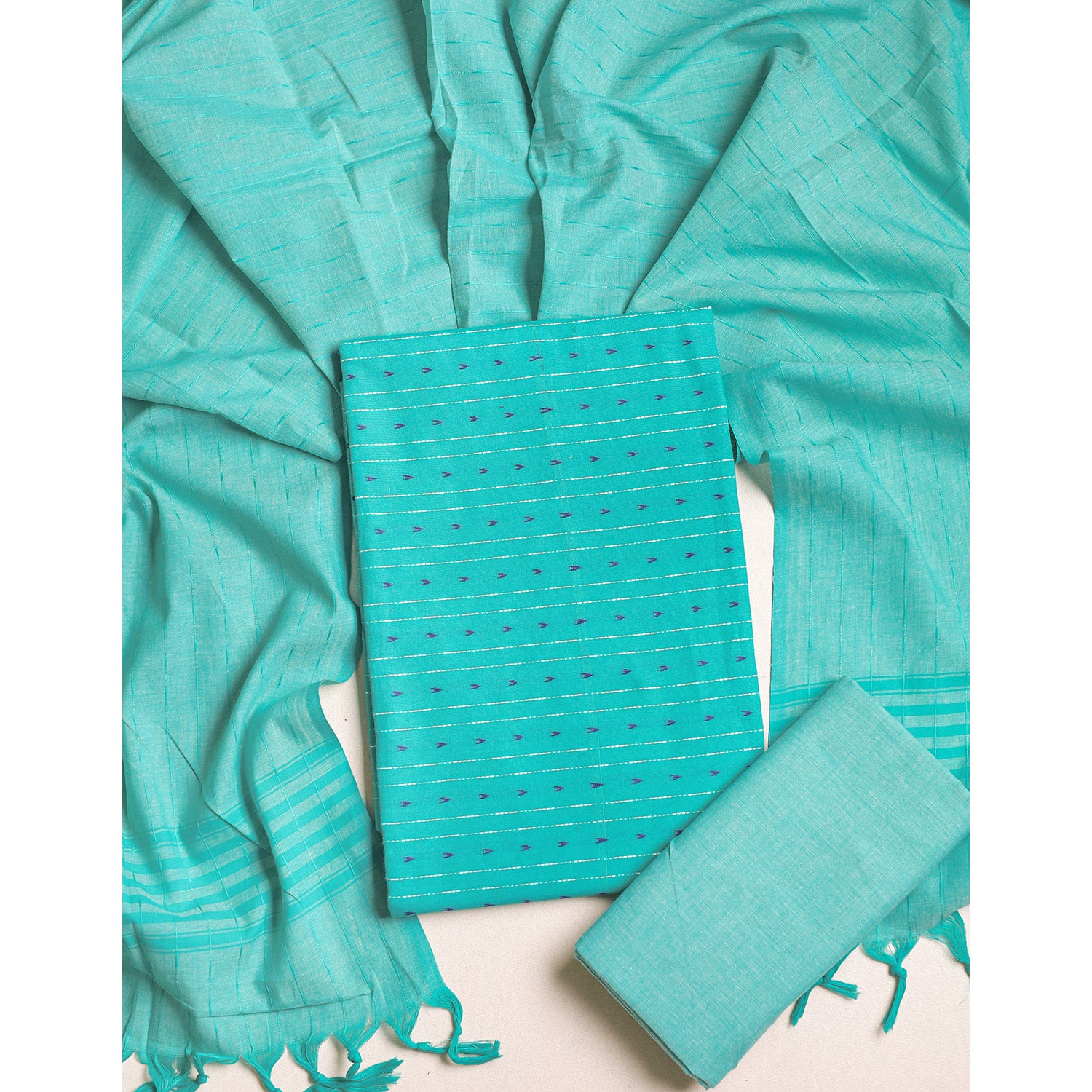 COTTON WOVEN SUIT SET