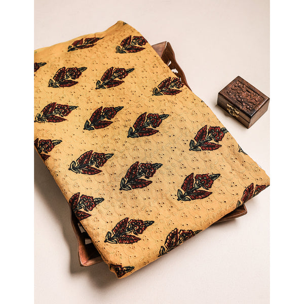 Pure Ajrakh Cotton Hakoba Fabric