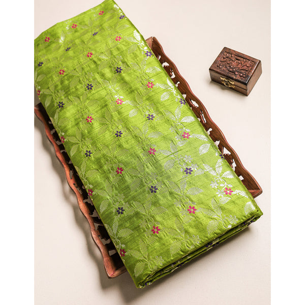 PURE BANARAS BROCADE SILK FABRIC