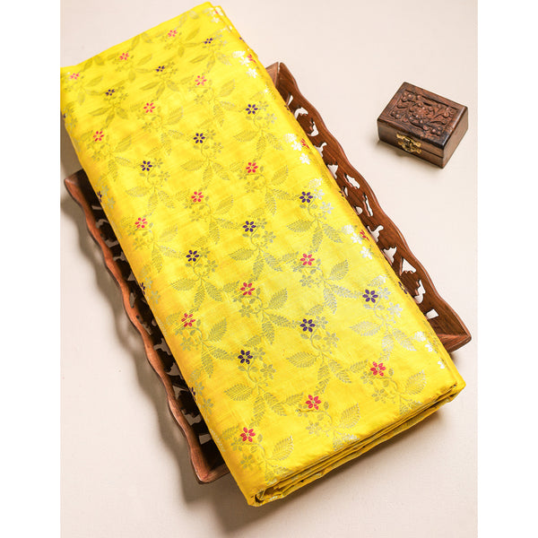 PURE BANARAS BROCADE SILK FABRIC