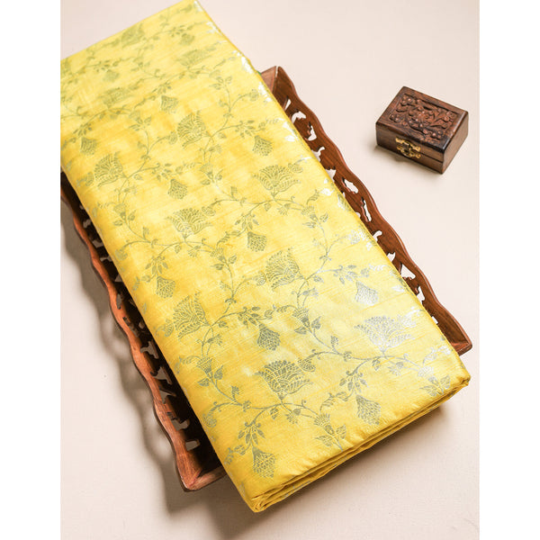 PURE BANARAS BROCADE SILK FABRIC