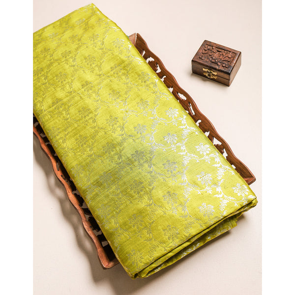PURE BANARAS BROCADE SILK FABRIC