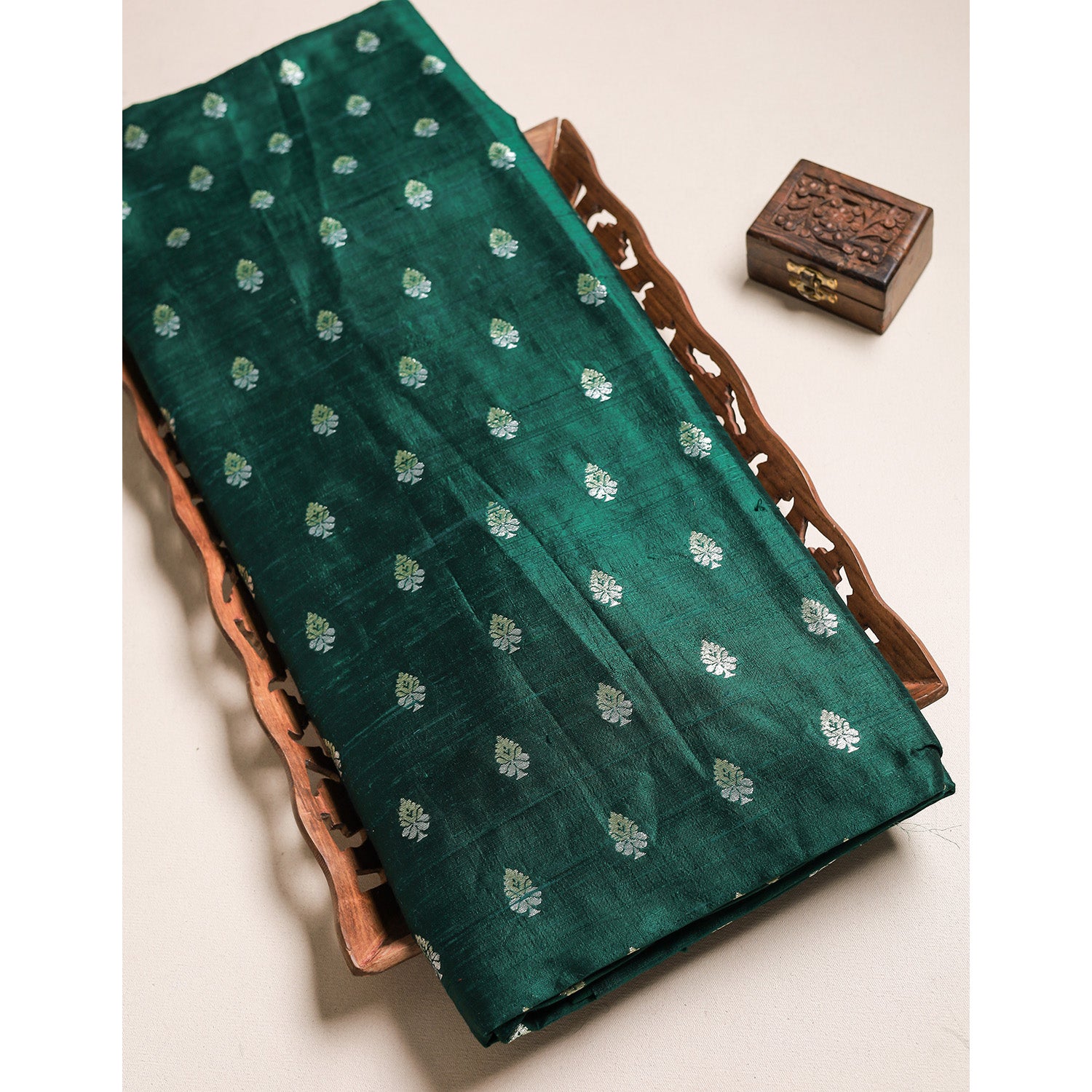 PURE BANARAS BROCADE SILK FABRIC