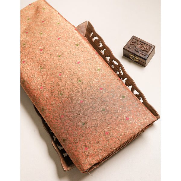 PURE BANARAS BROCADE SILK FABRIC