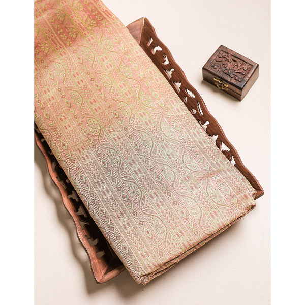 PURE BANARAS BROCADE SILK FABRIC