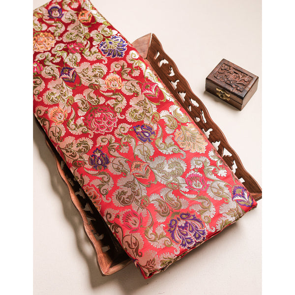 PURE BANARAS BROCADE SILK FABRIC