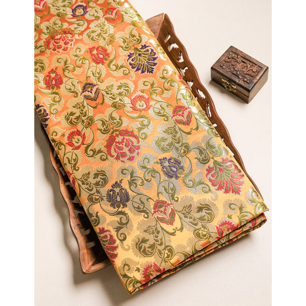 PURE BANARAS BROCADE SILK FABRIC