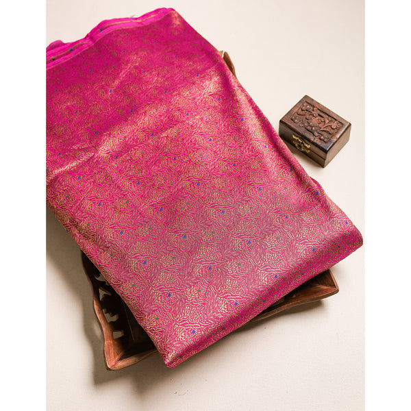 PURE BANARAS BROCADE SILK FABRIC