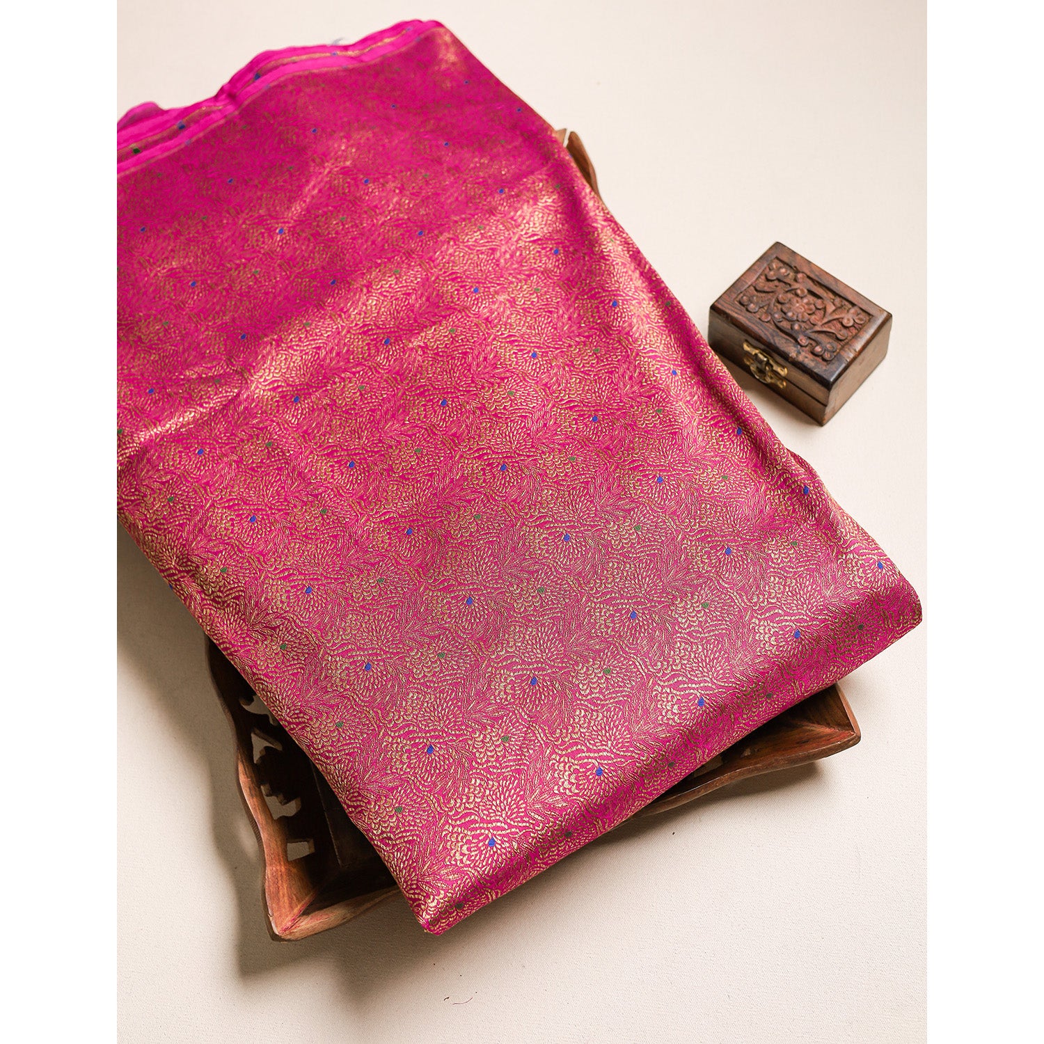 PURE BANARAS BROCADE SILK FABRIC
